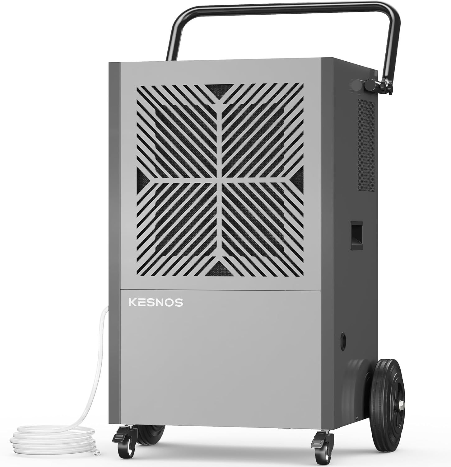 Kesnos 216 Pints Gray Commercial Dehumidifier with Pump