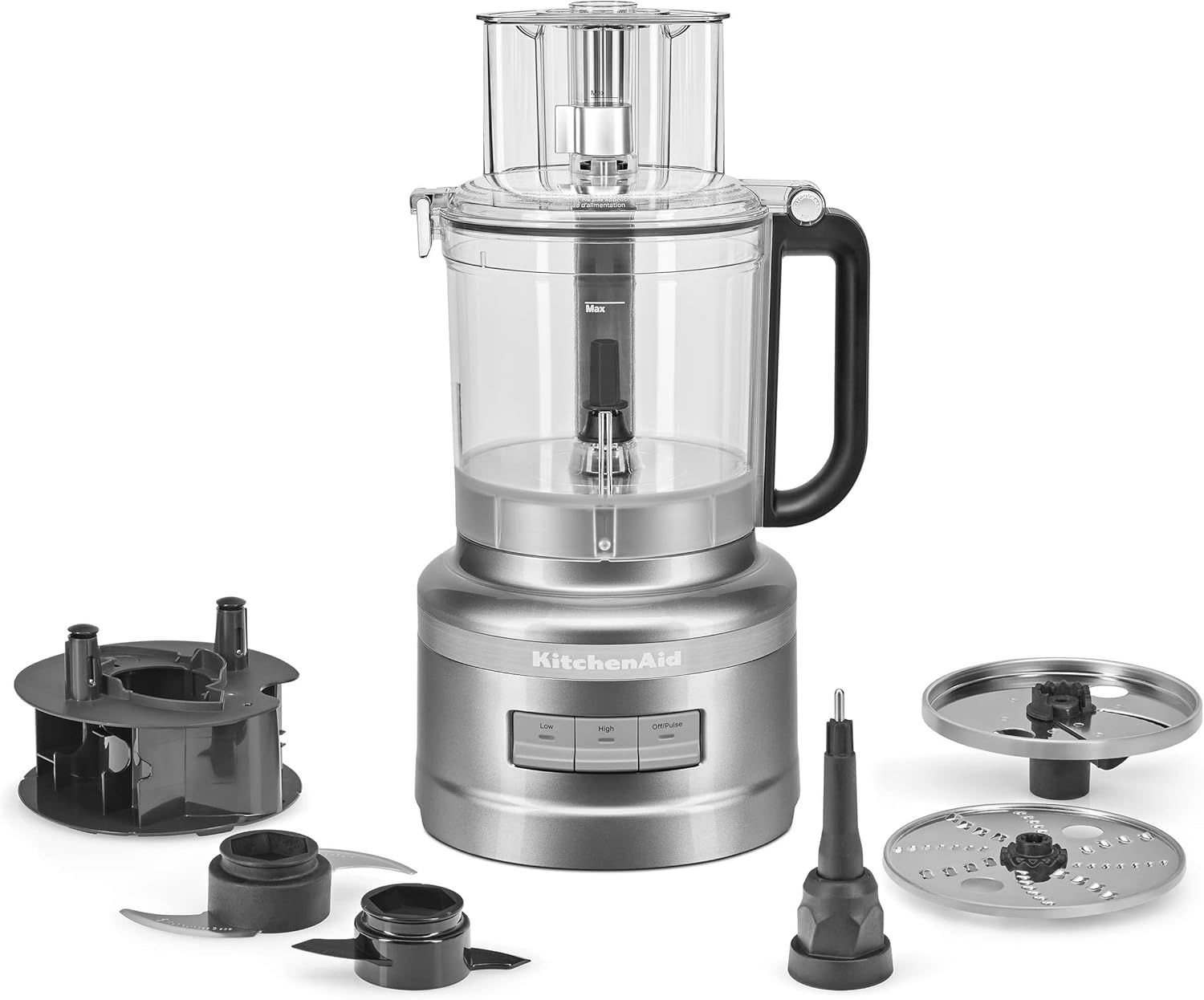 Contour Silver 13-Cup Food Processor with Variable Speed