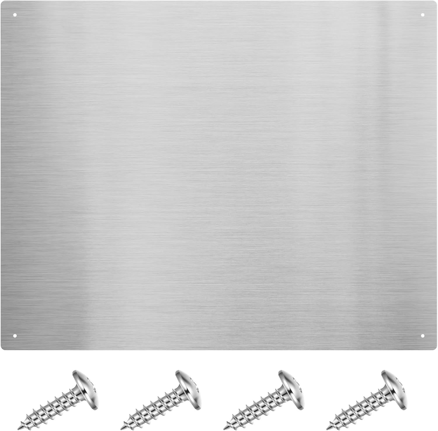 30" x 24" Stainless Steel Kitchen Backsplash Panel