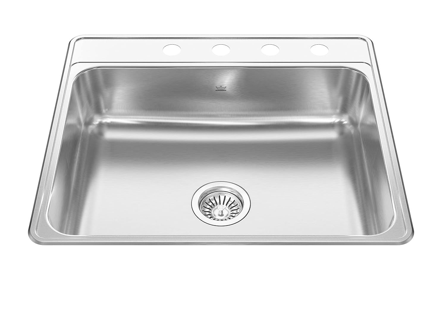 Kindred Stainless Steel Single Bowl Top Mount Kitchen Sink