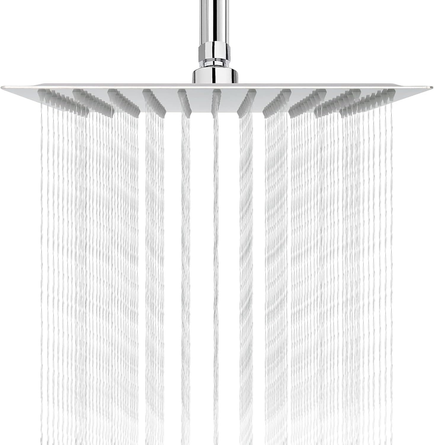 10-Inch Chrome Stainless Steel Wall Mounted Rain Shower Head