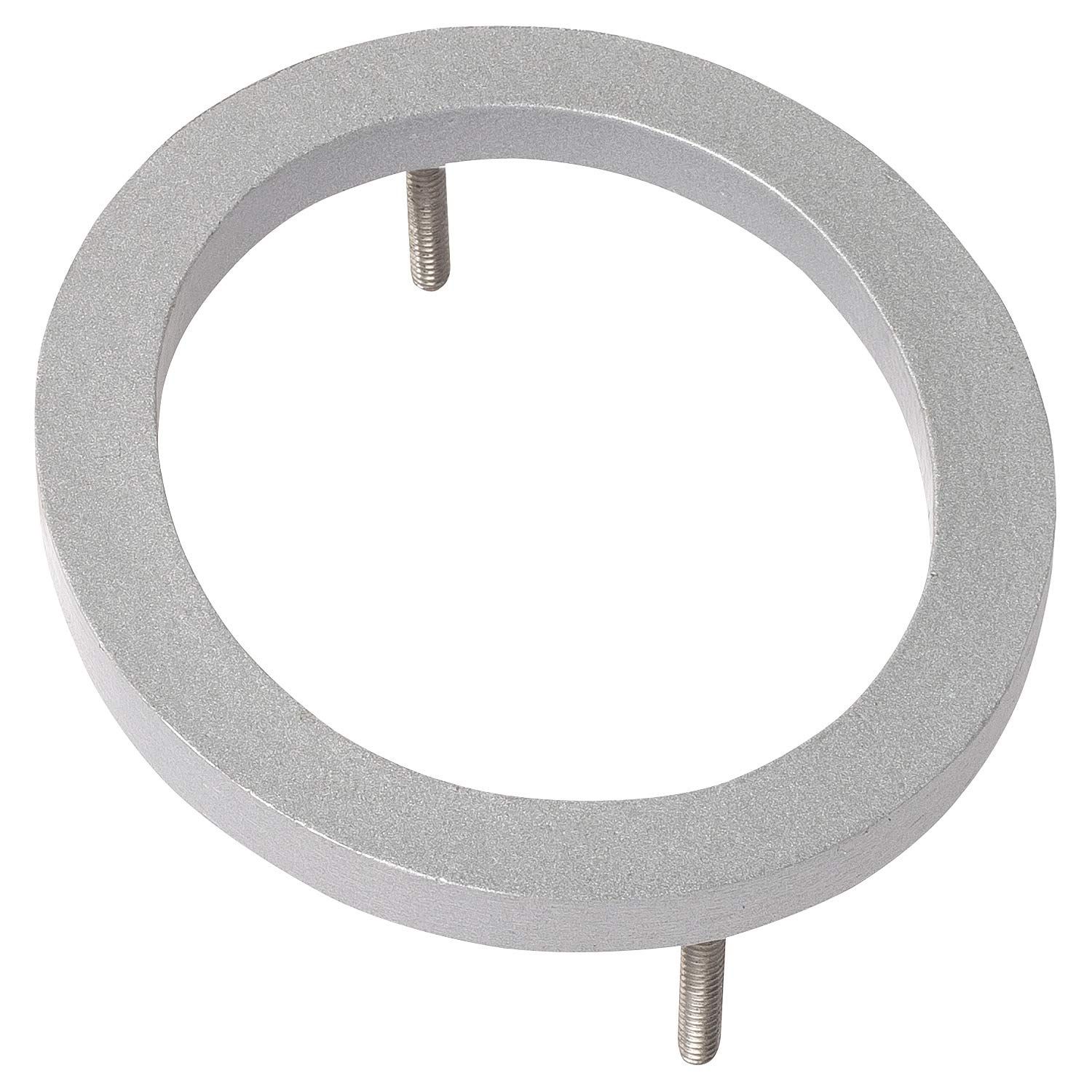 4-inch Silver Aluminum Floating House Number 0