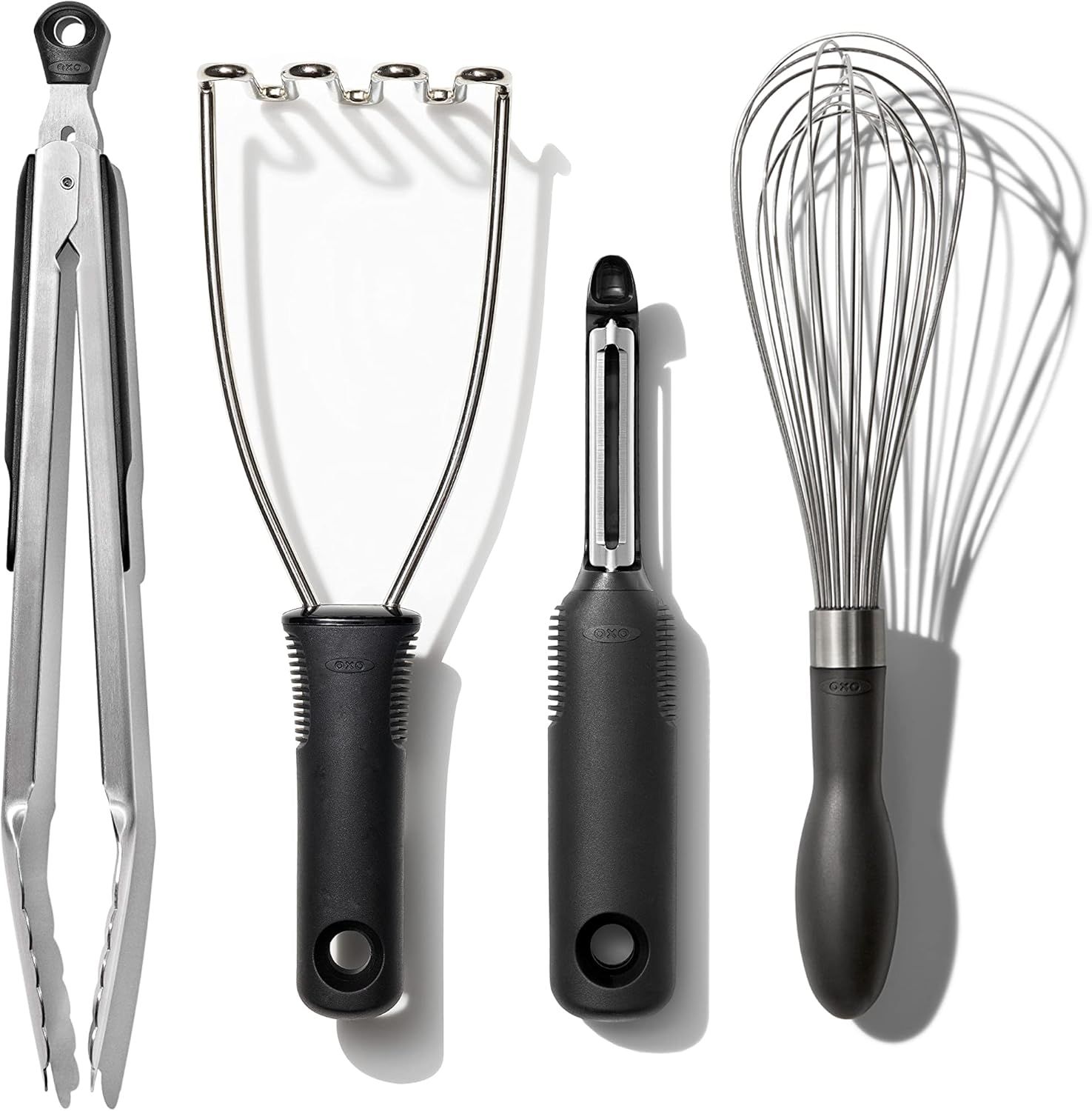 Essential Stainless Steel and Nylon 4-Piece Kitchen Tool Set