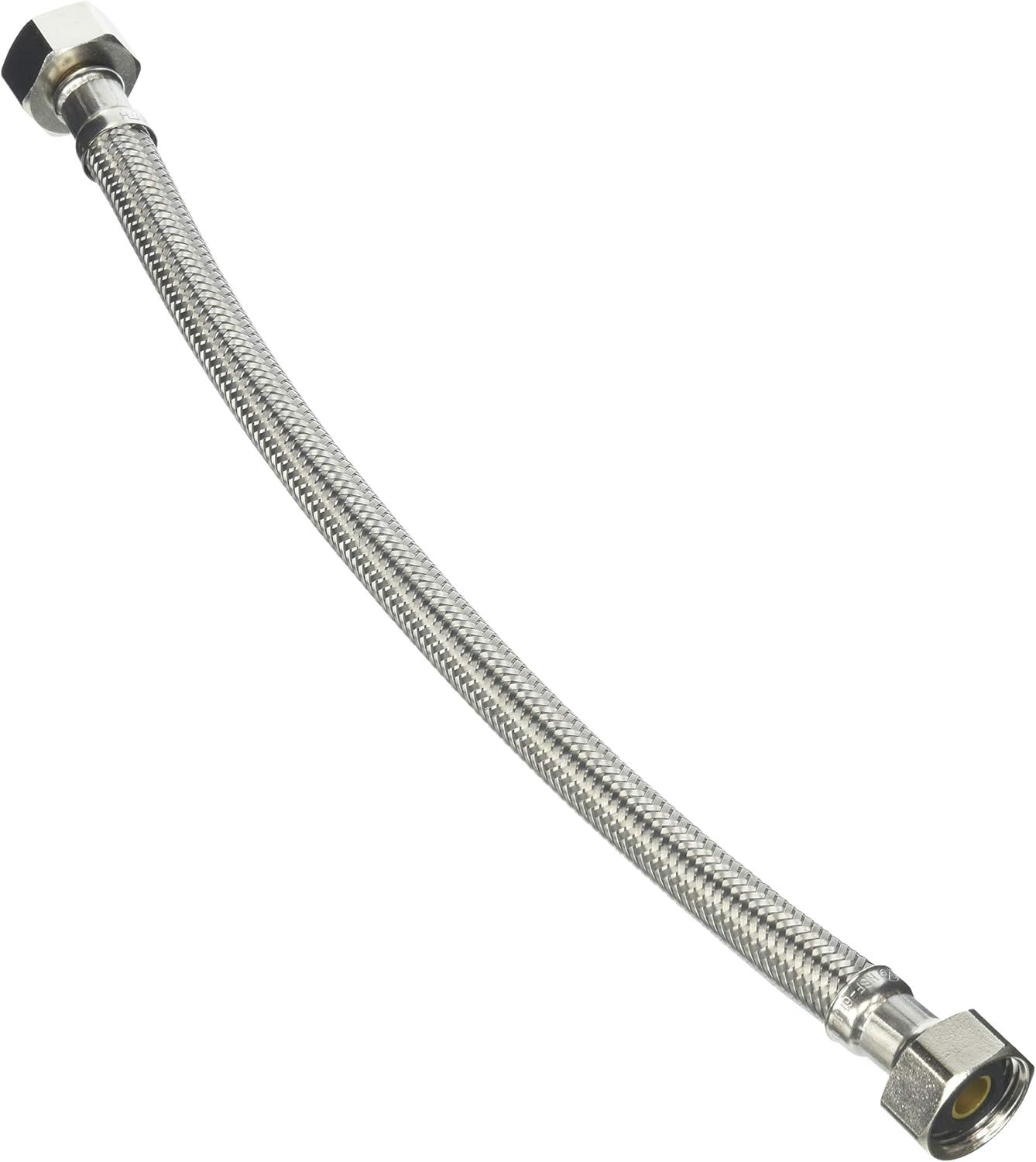 12-Inch Braided Stainless Steel Faucet Connector