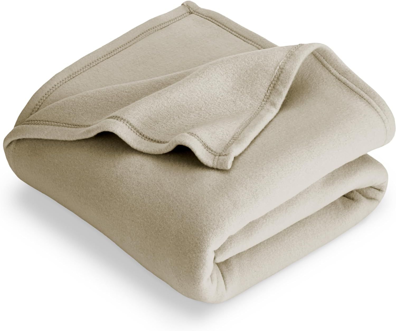 Twin Oyster Polar Fleece Reversible Blanket