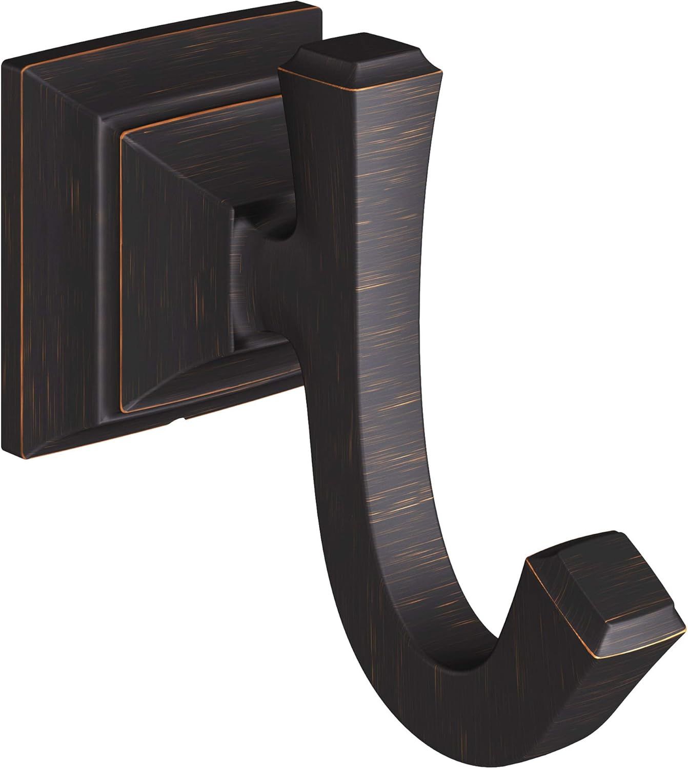 Legacy Bronze Square Metal Robe Hook