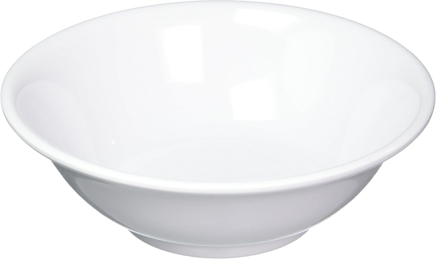 White Melamine Rimless 22-Ounce Salad and Soup Bowl