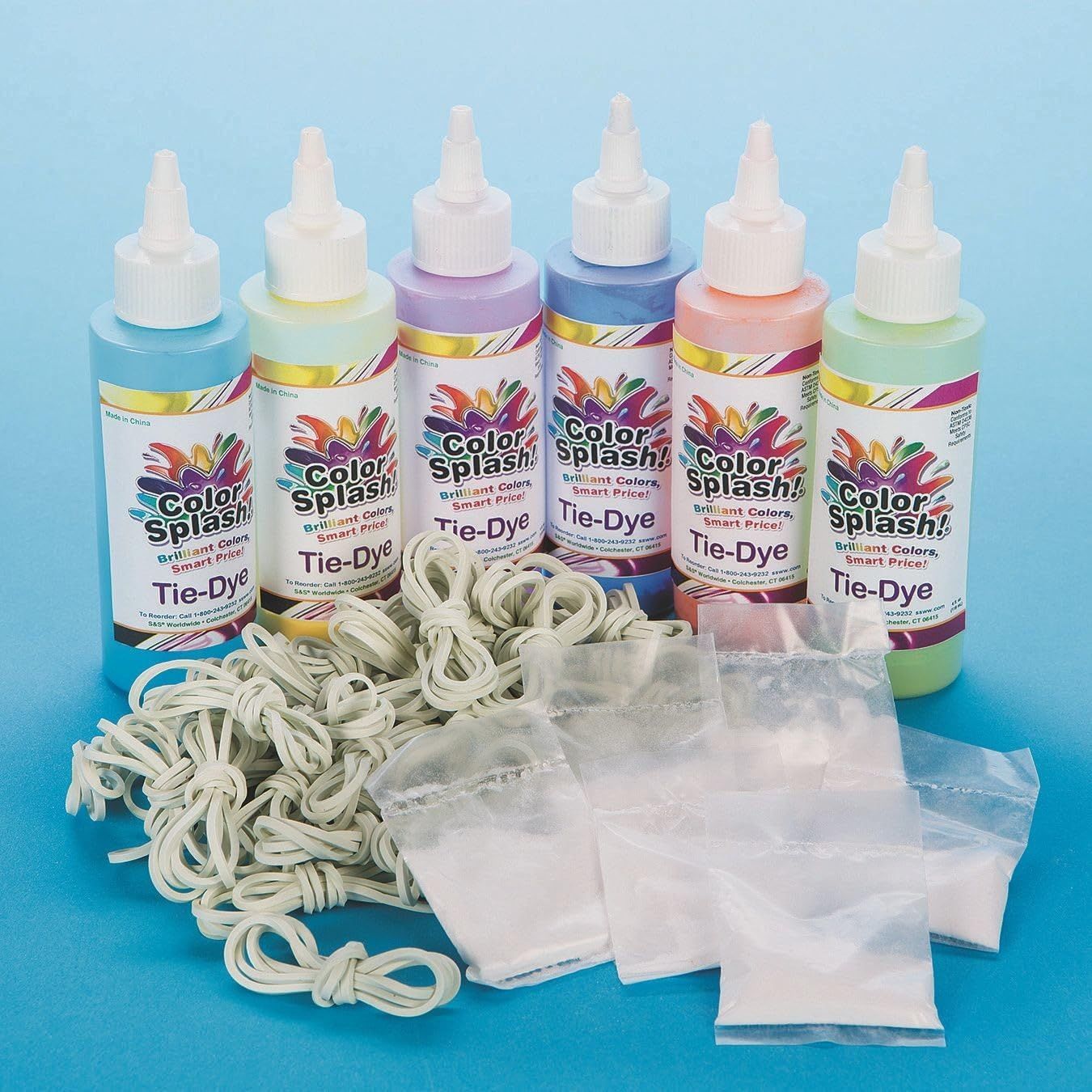 Easy Tie-Dye Assorted Colors Kit with Squeeze Bottles