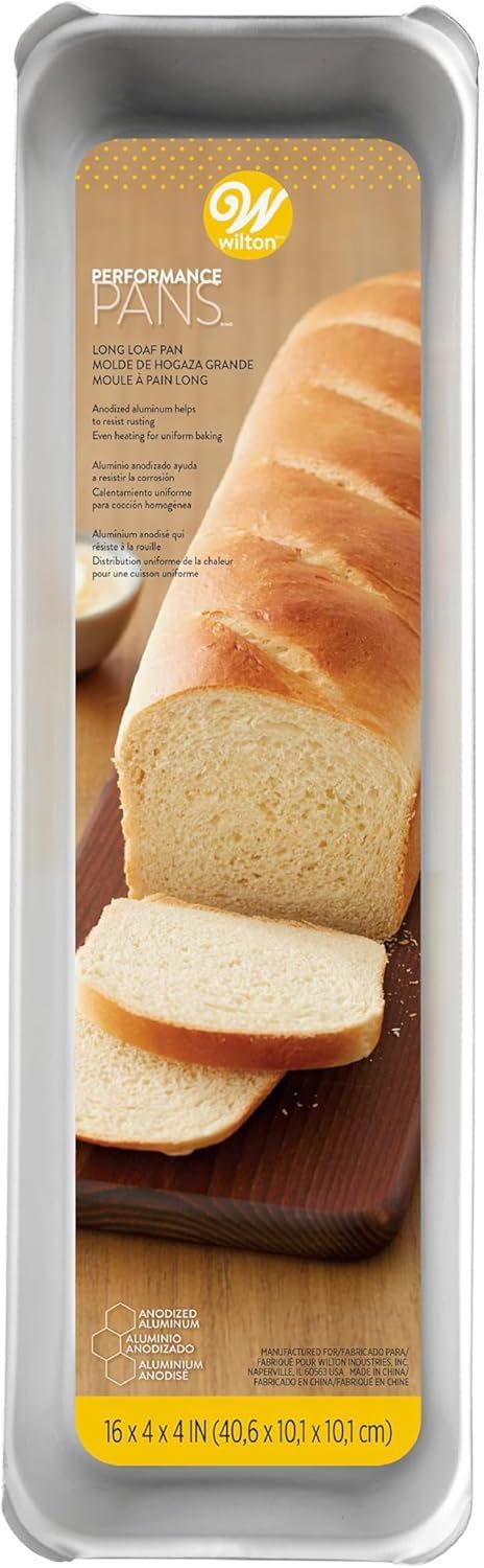 Wilton Jumbo Silver Non-Stick Aluminum Long Loaf Pan