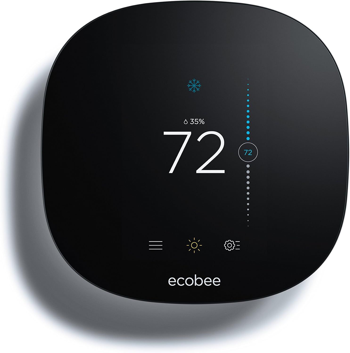 Ecobee Black Touchscreen Smart Wi-Fi Thermostat