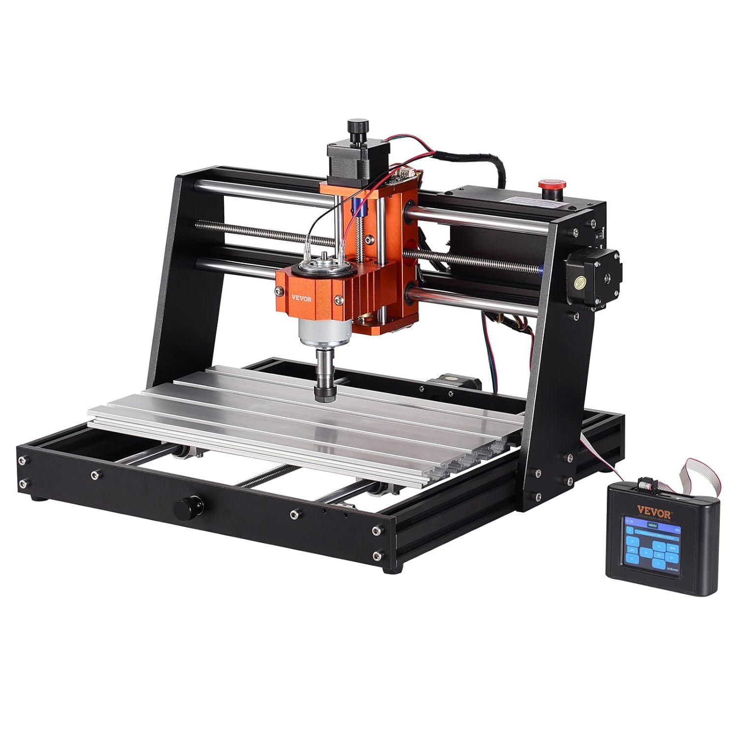VEVOR 20.47" Black and Orange Aluminum CNC Router Machine