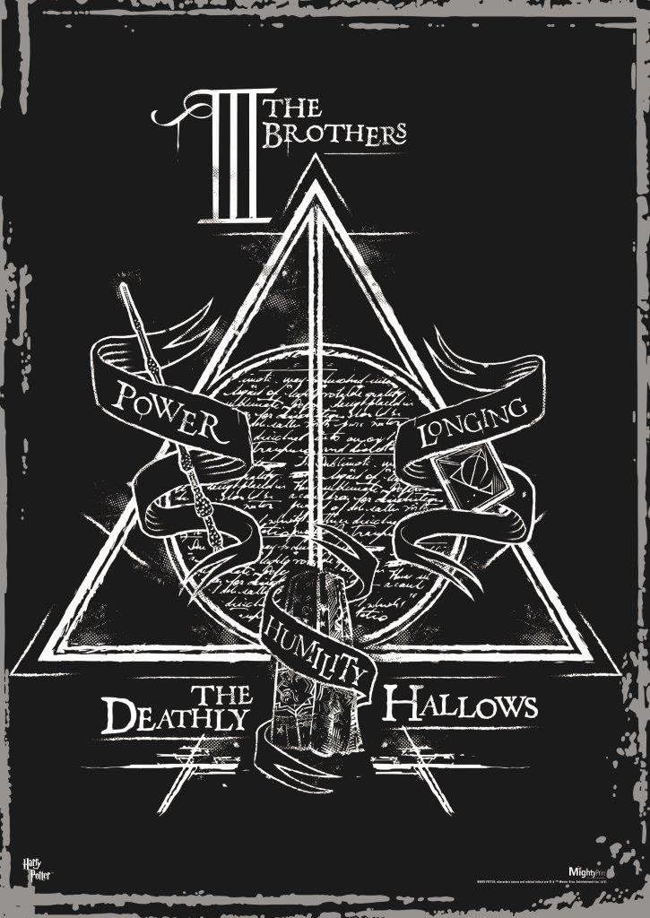 Harry Potter Deathly Hallows Three Brothers Rectangular Wall Art