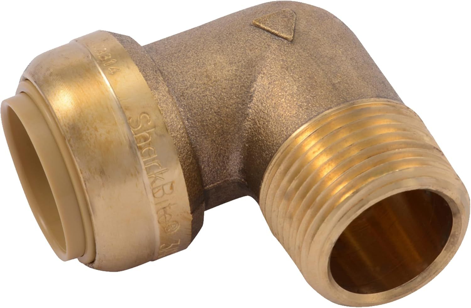 3/4 Inch Brass Push-to-Connect 90-Degree Elbow Fitting