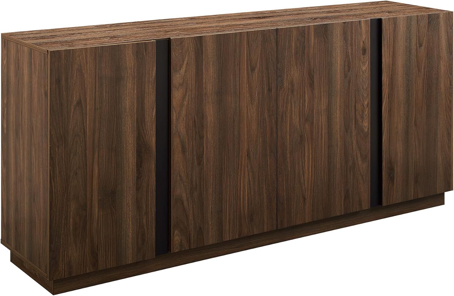 Dark Walnut 70" Minimalist Engineered Wood Sideboard