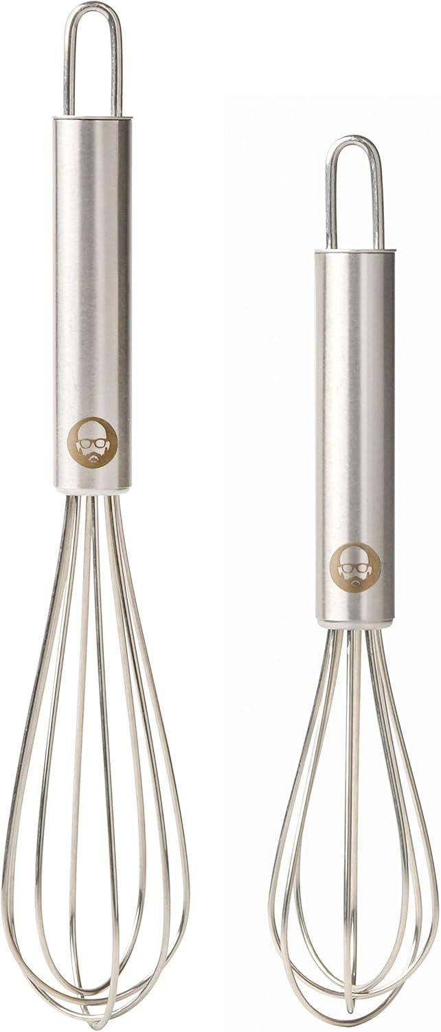 Stainless Steel Mini Balloon Whisk Set, 2-Piece