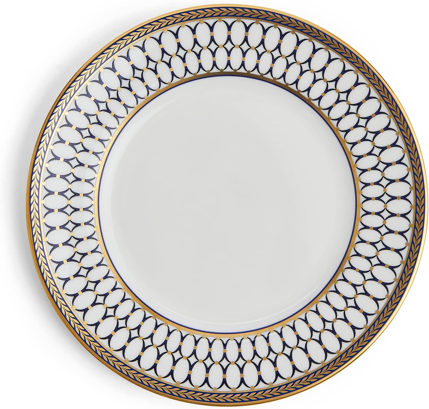 Renaissance White and Gold 6.9" Porcelain Bread Plate