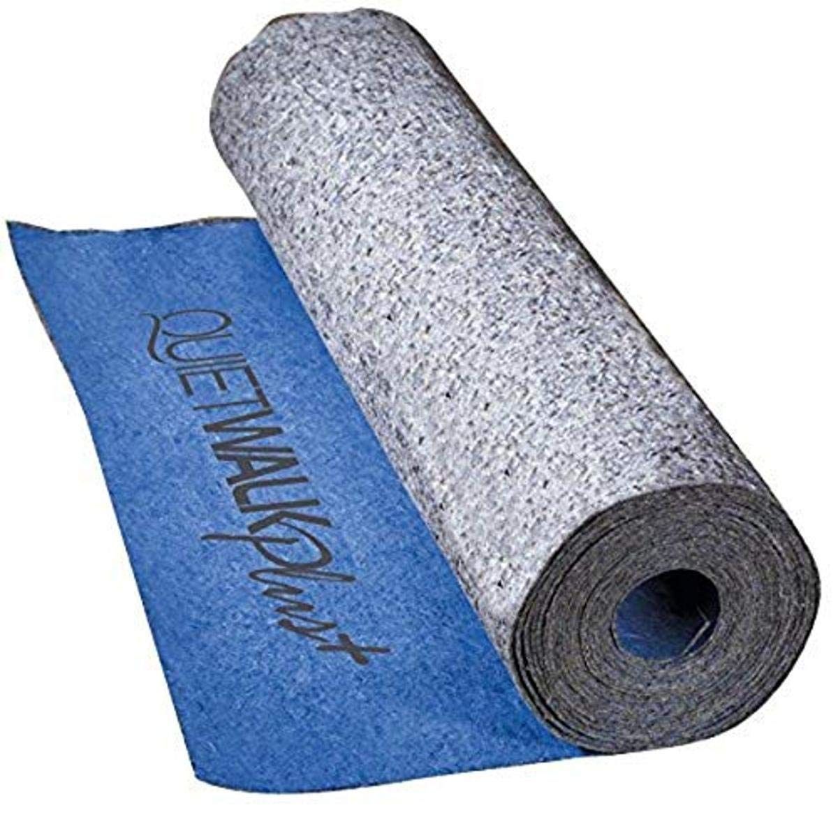 QuietWalk Plus Blue and Gray Felt Flooring Underlayment Roll