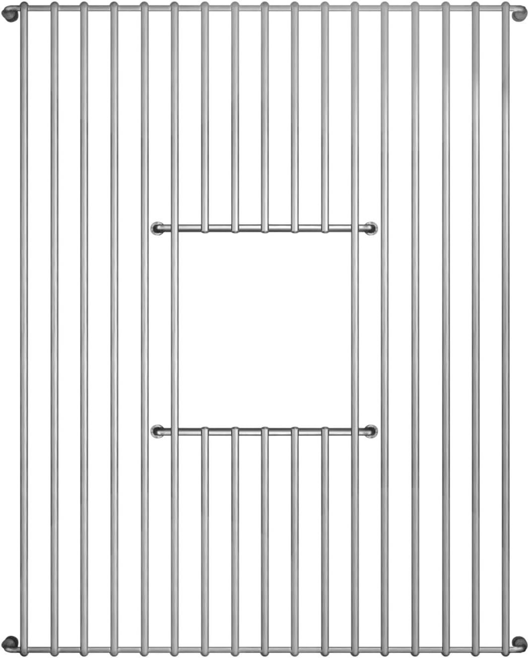 Stainless Steel Protective Sink Grid with Rubber Feet