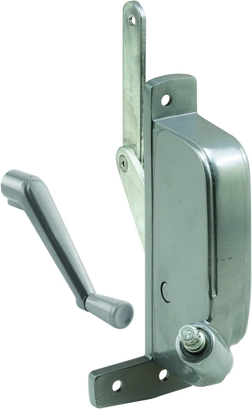 Right-Hand Gray Steel Awning Window Operator