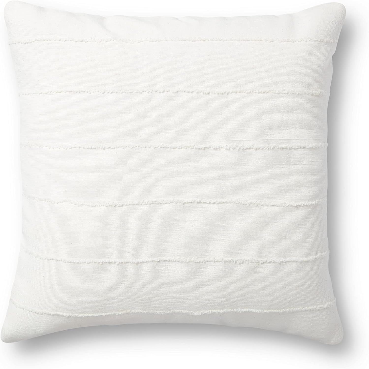 Ivory Cotton Embroidered Square Nursery Pillow