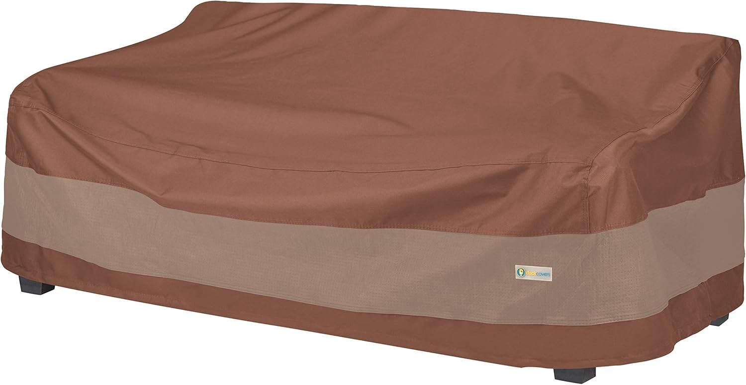 Ultimate Waterproof Beige and Brown Patio Sofa Cover