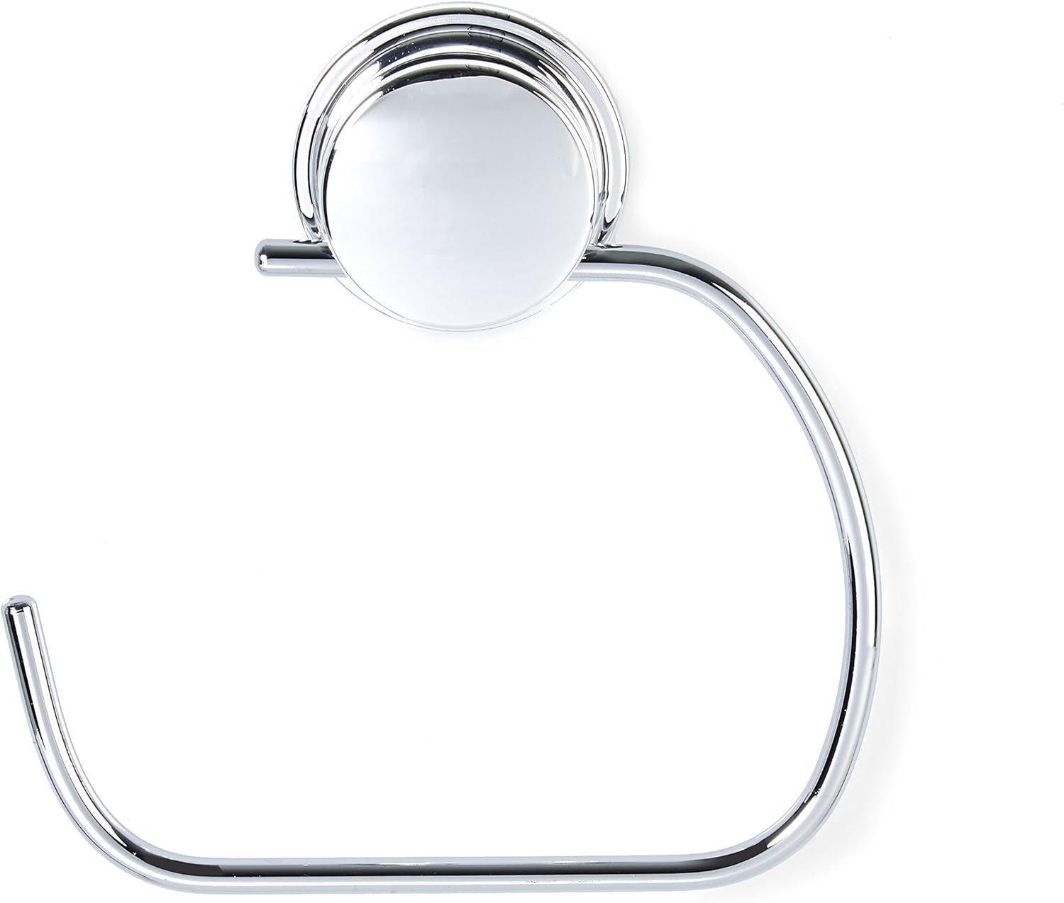 Chrome Wall Mount Toilet Paper Holder with Stick'n Lock