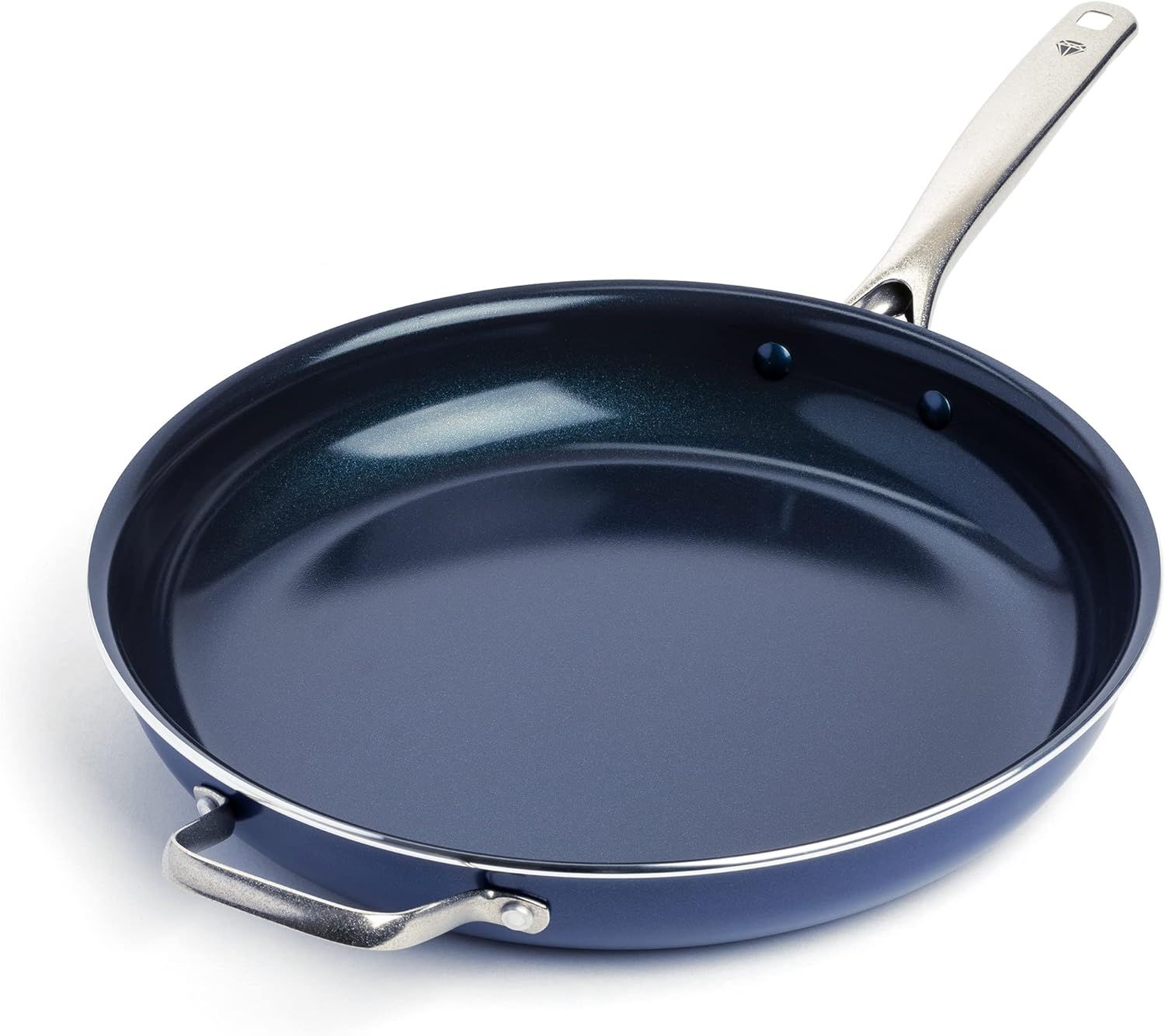 Blue Diamond 14" Ceramic Nonstick Frying Pan with Helper Handle