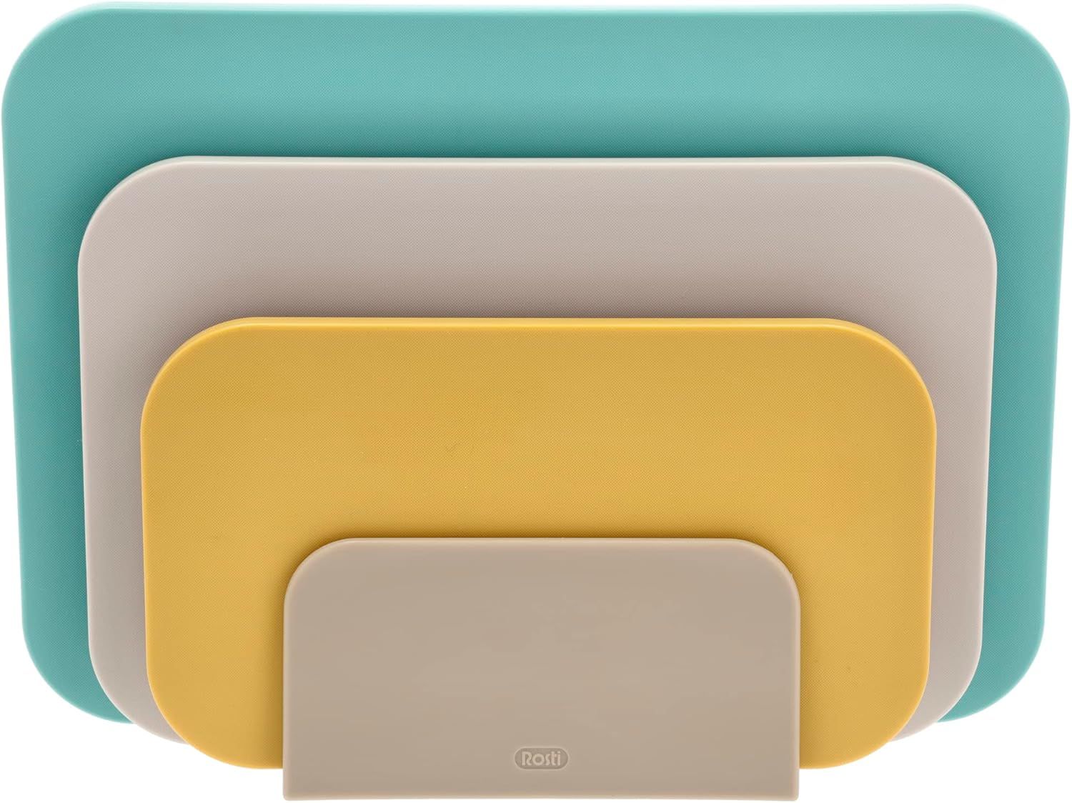 Rosti Multicolor Plastic Rectangular Cutting Board Set