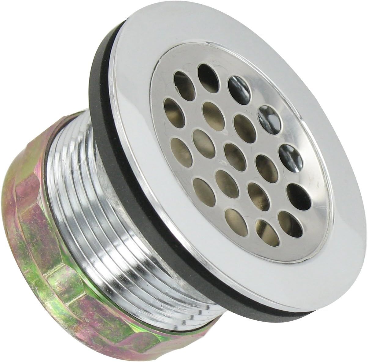 Stainless Steel RV Shower Drain with Evacuation Flange