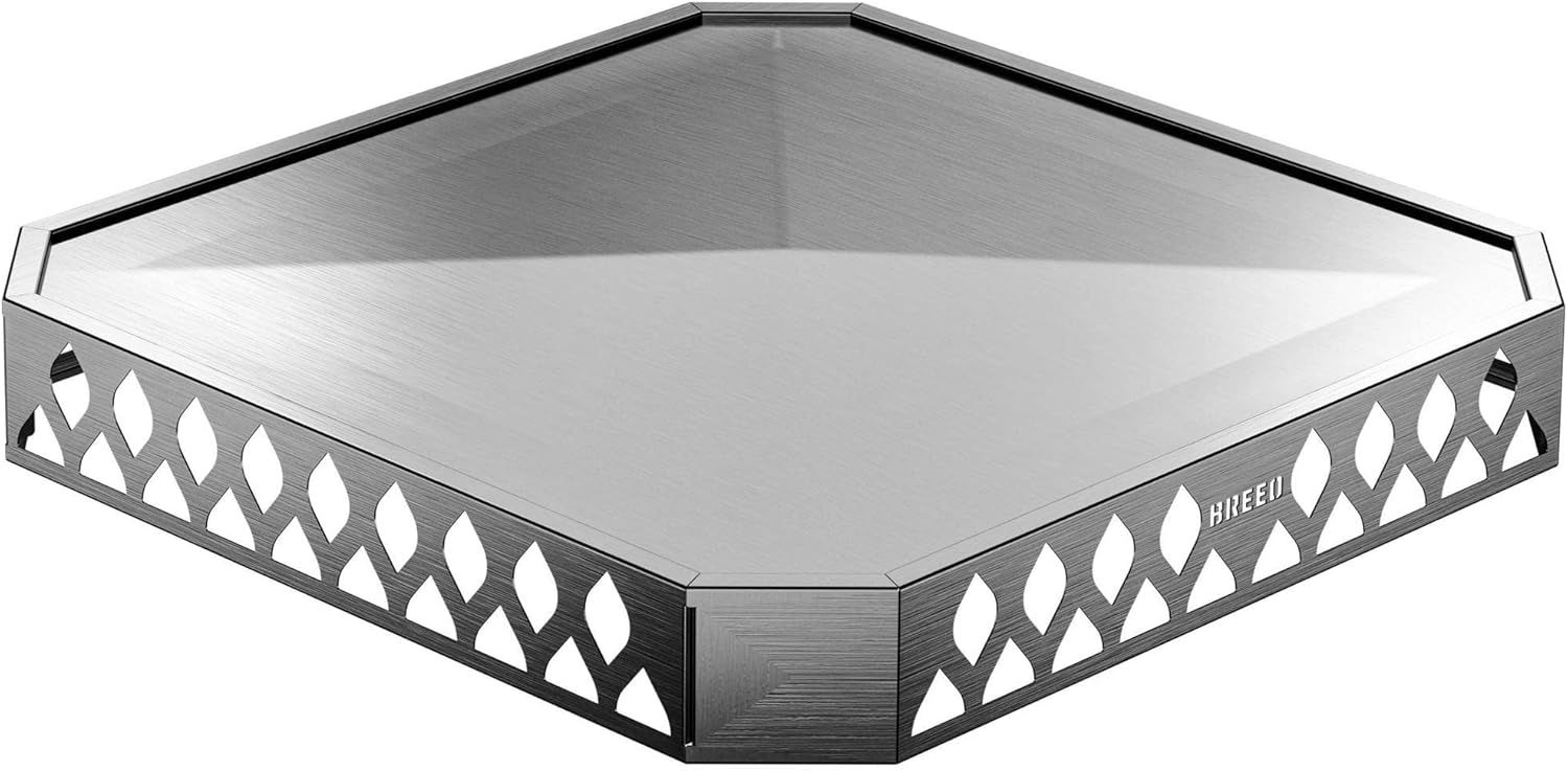 Stainless Steel Hexagonal Fire Pit Base for 30-Inch Fire Pits