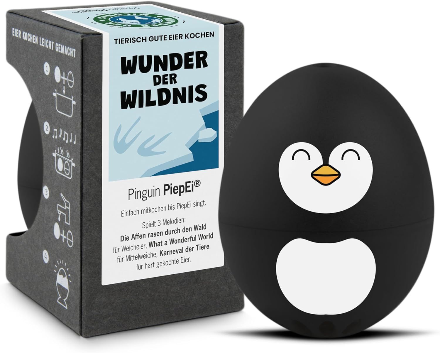 Penguin BeepEgg Musical Floating Egg Timer for Perfect Boiled Eggs