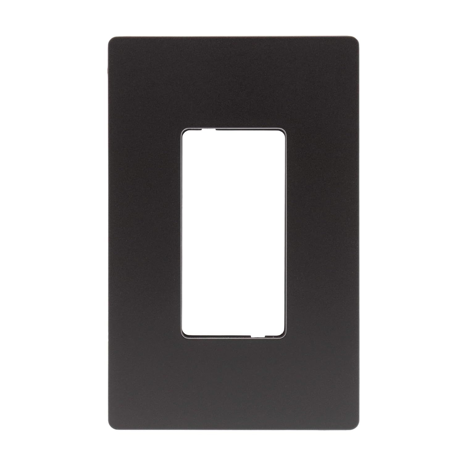Dark Bronze 1-Gang Screwless Polycarbonate Wall Plate