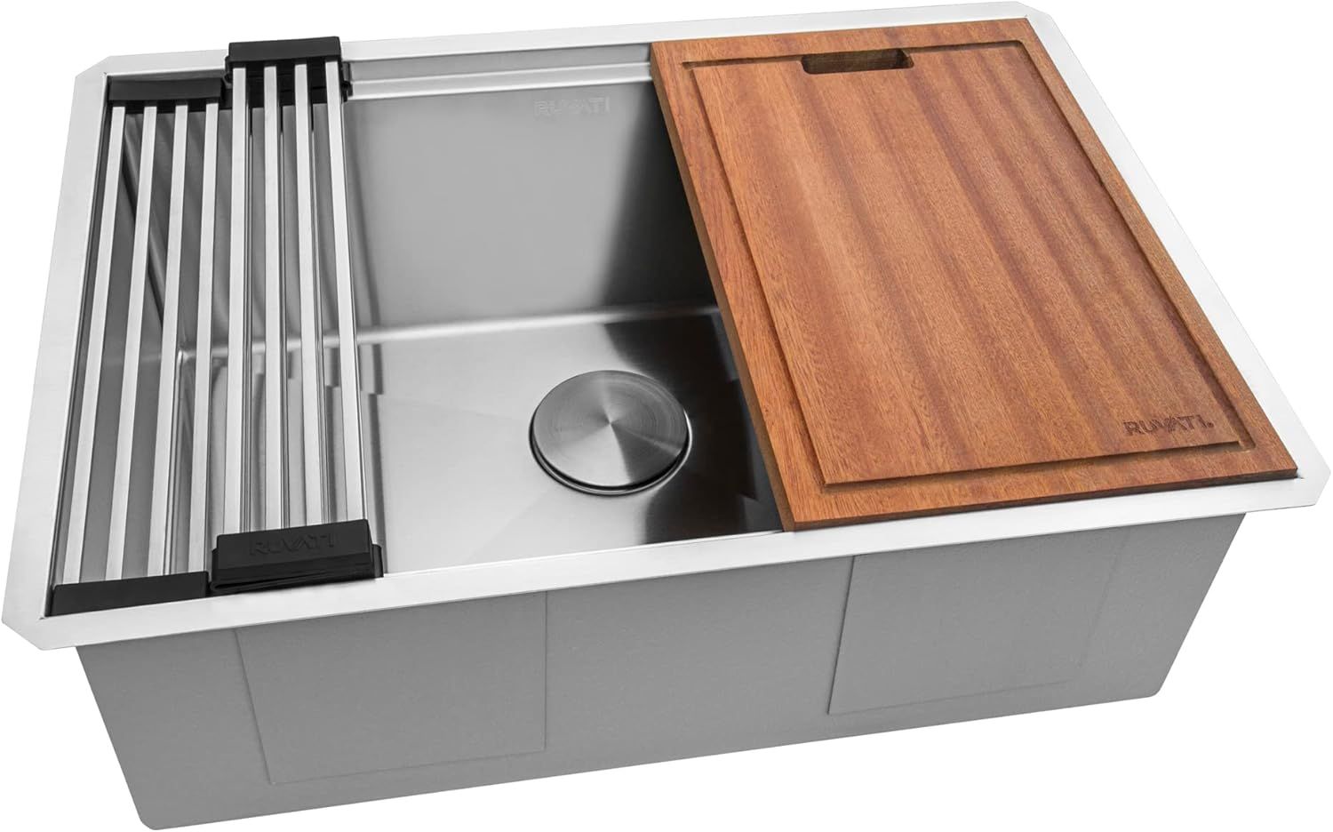 27-Inch Stainless Steel Workstation Kitchen Sink with Accessories