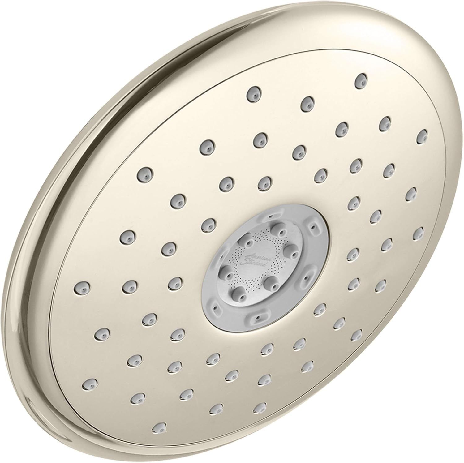 Polished Nickel Large Round Wall Mounted Shower Head