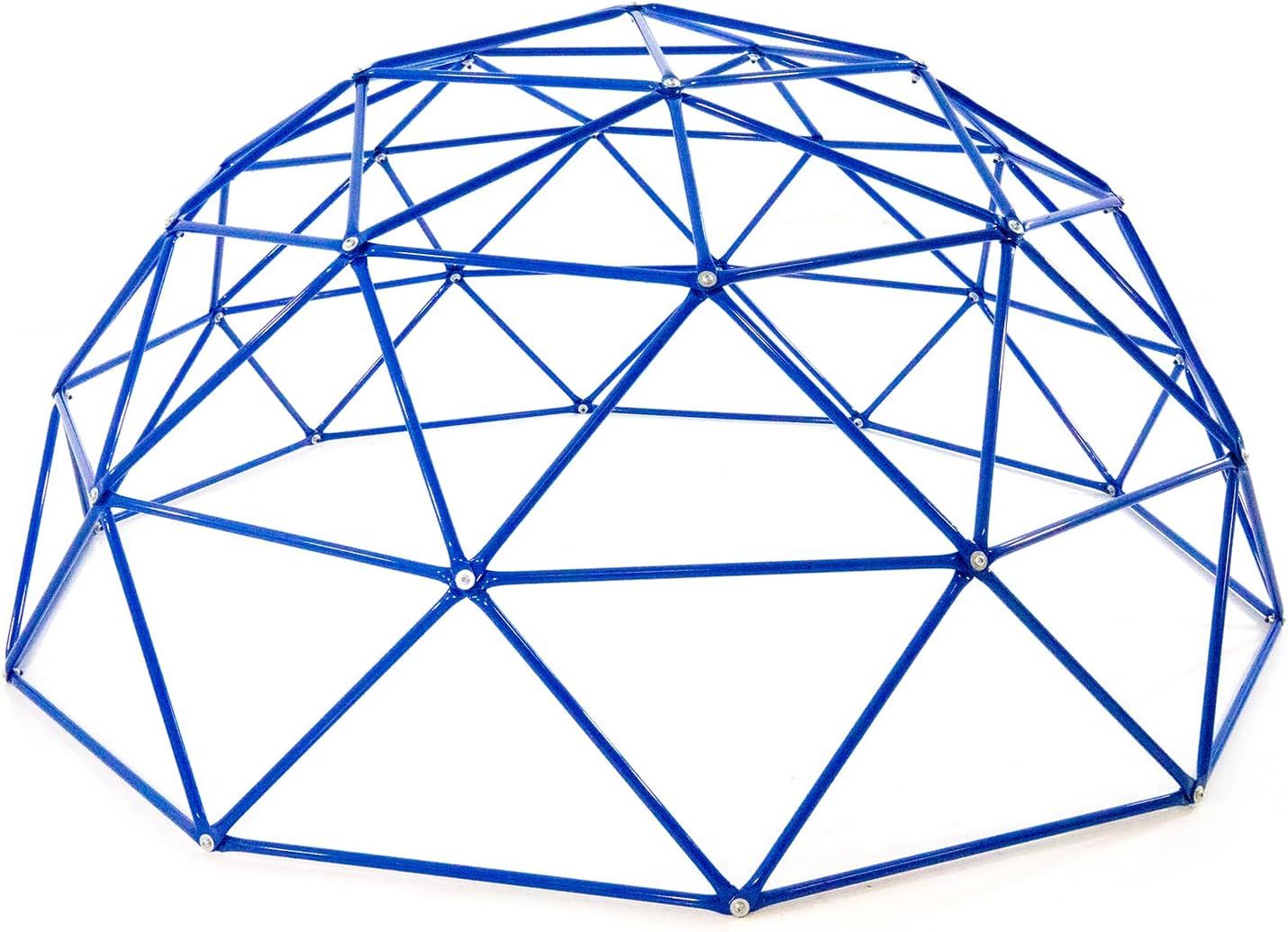 Blue 9-Foot Steel Geo Dome Climber for Kids