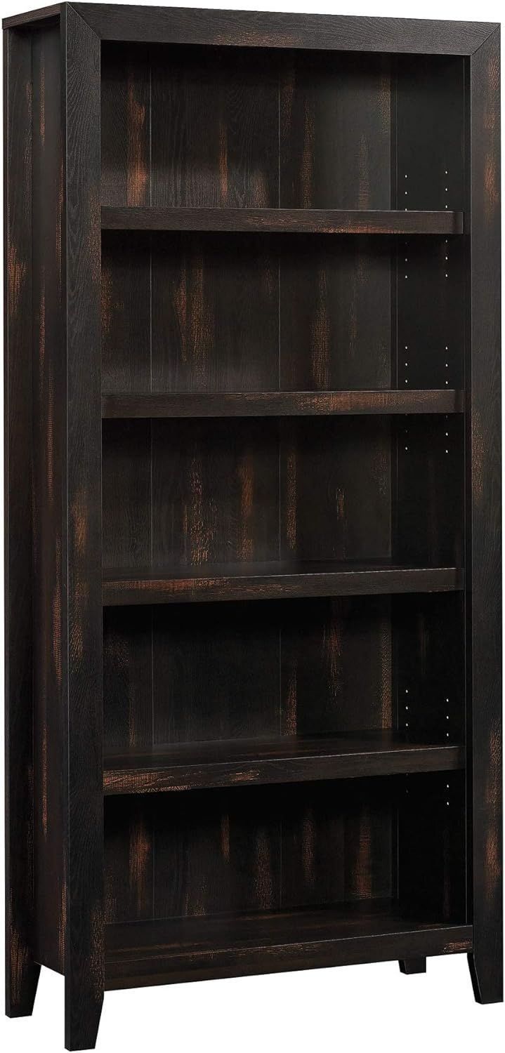 Craftsman Oak Adjustable 5-Shelf Bookcase