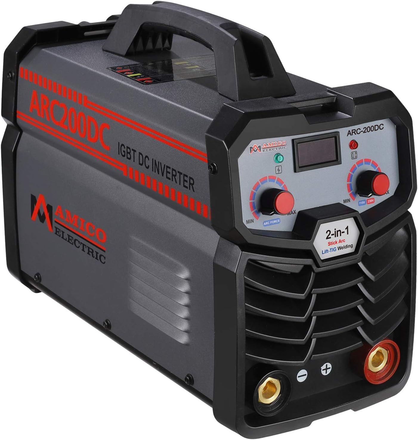 Amico 200 Amp Gray and Red Stick Arc DC Welder