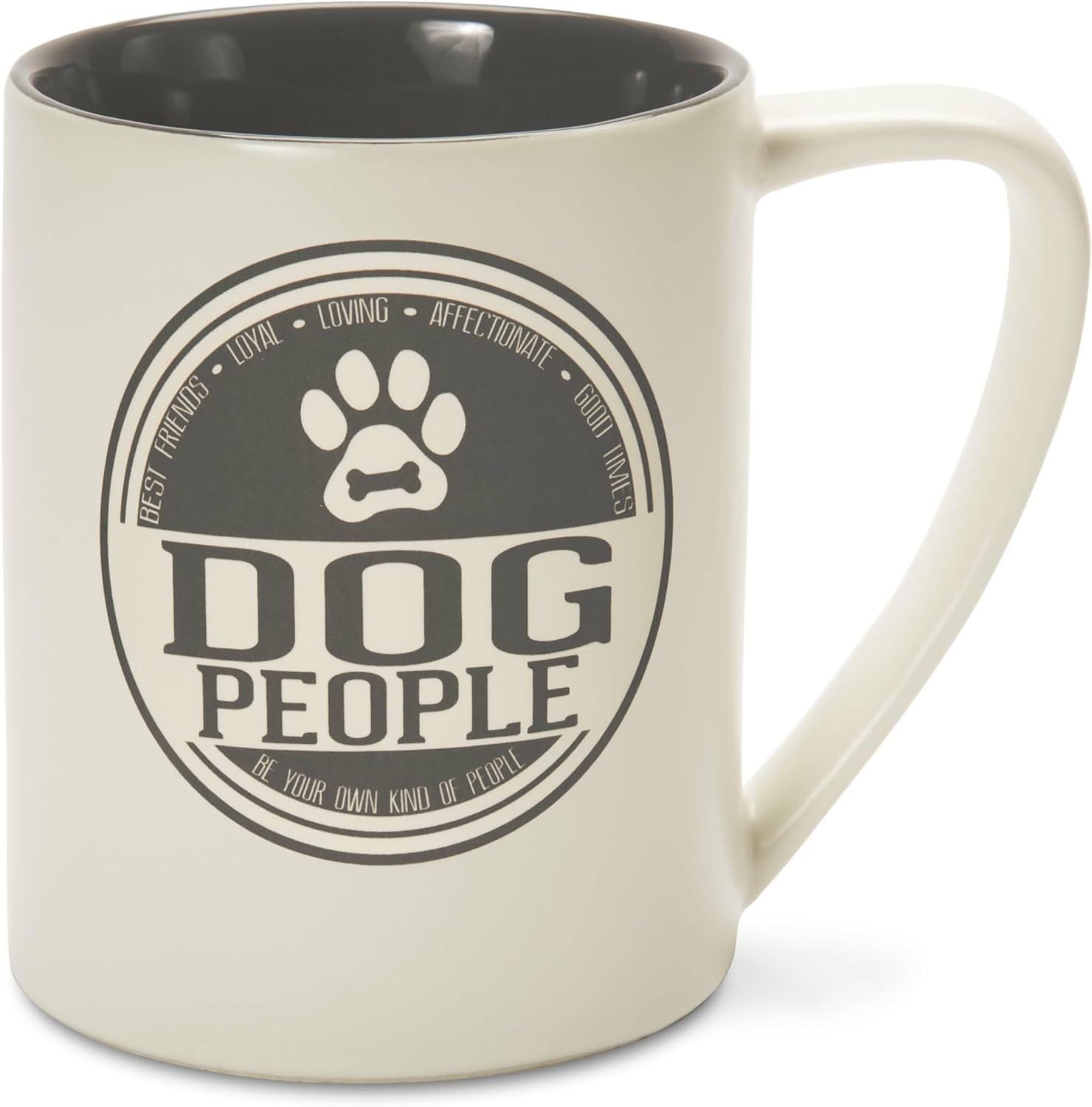 Dog People White Ceramic 18oz Coffee Mug