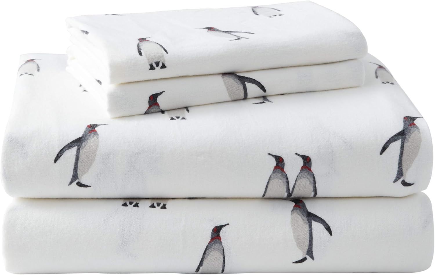 King Gray Cotton Flannel Deep Pocket Sheet Set