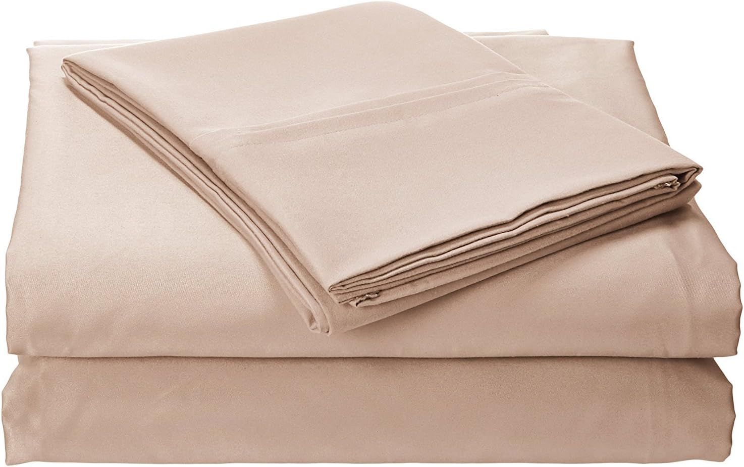 Cashmere Twin XL Solid Deep Pocket Microfiber Sheet Set