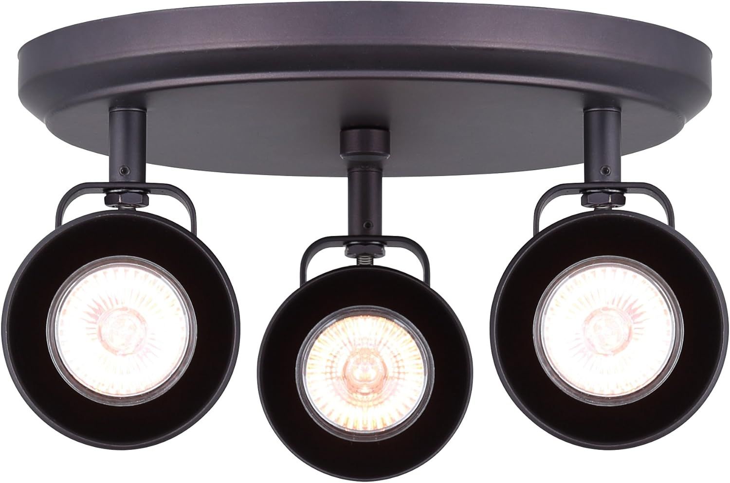 Oil Rubbed Bronze Adjustable 3-Light Track Fixture