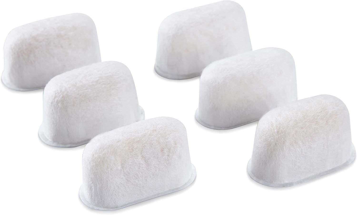 Premium 6-Pack White Resin Water Filters for Breville Coffee Machines