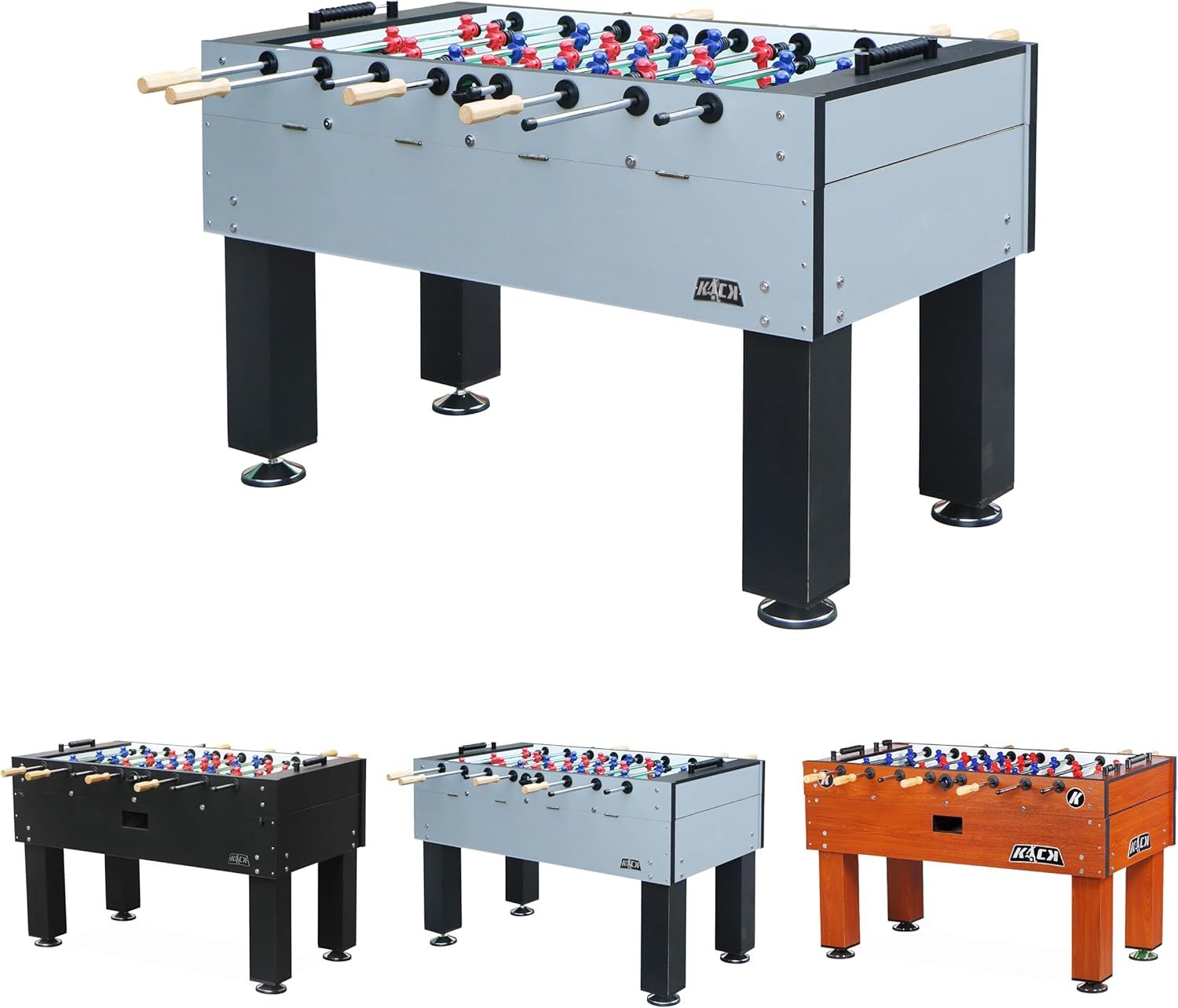 Titan 55" Gray and Black Tournament Foosball Table