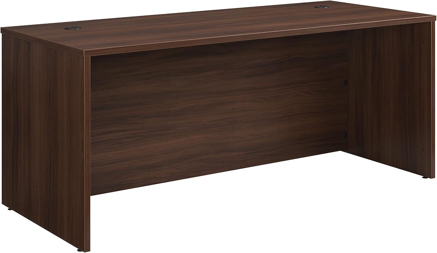 Noble Elm Executive Desk with Power Outlet