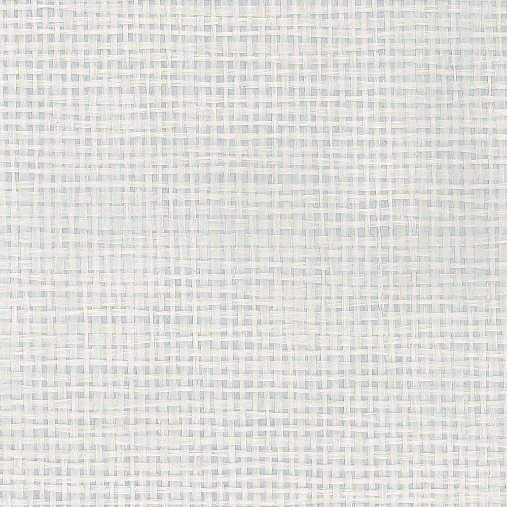 White Grasscloth Non-Pasted Wallpaper Roll