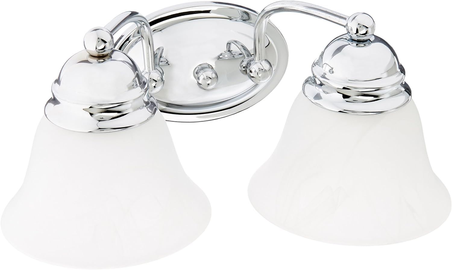 Empire Chrome 2-Light Vanity Fixture