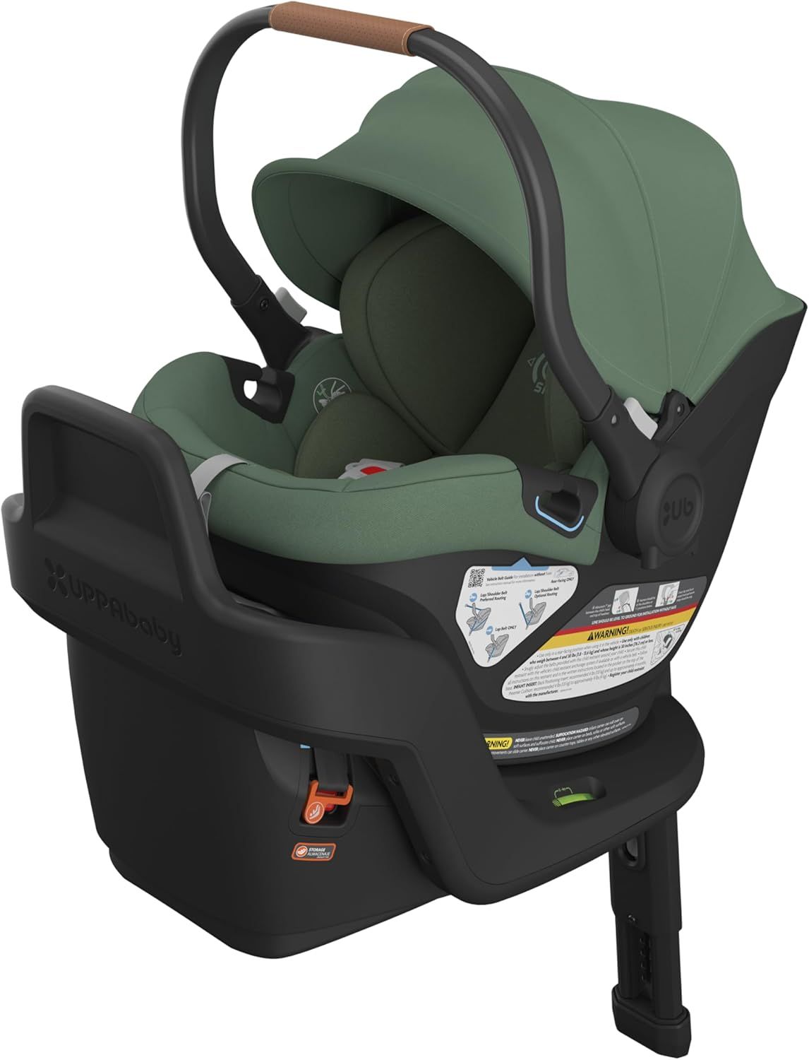 Gwen Green Lightweight Infant Car Seat with Canopy