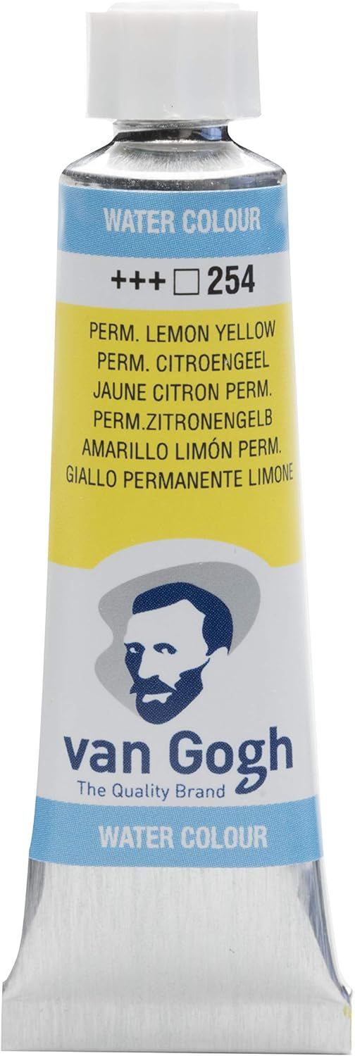 Van Gogh Permanent Lemon Yellow Watercolor Paint 10ml Tube