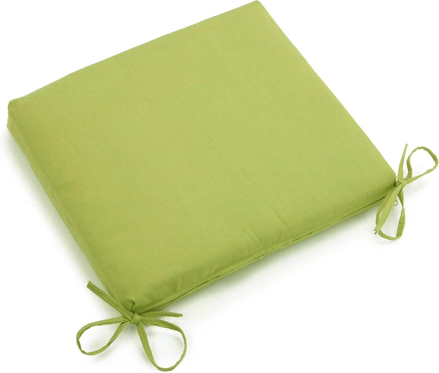 Mojito Lime Twill Indoor/Outdoor Chair Cushion 20" x 19"