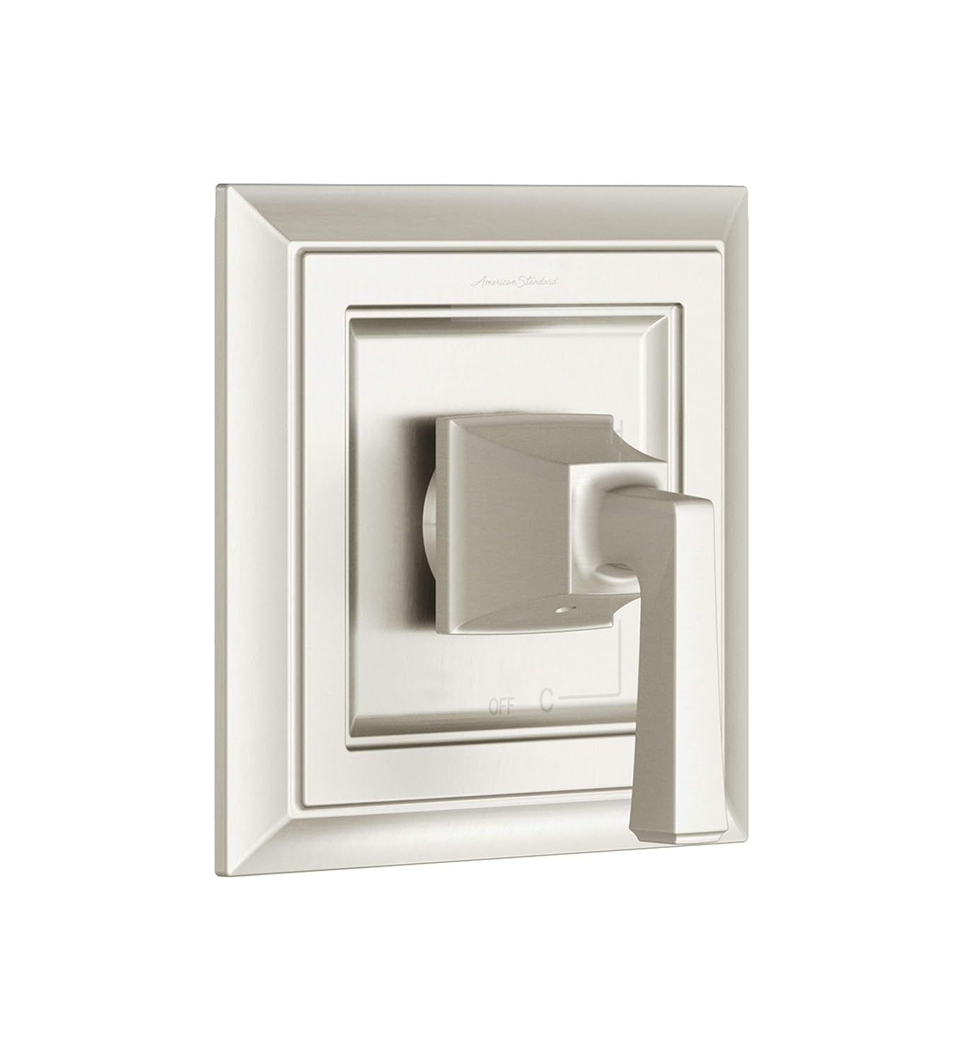 Brushed Nickel Traditional Lever Valve Trim Kit